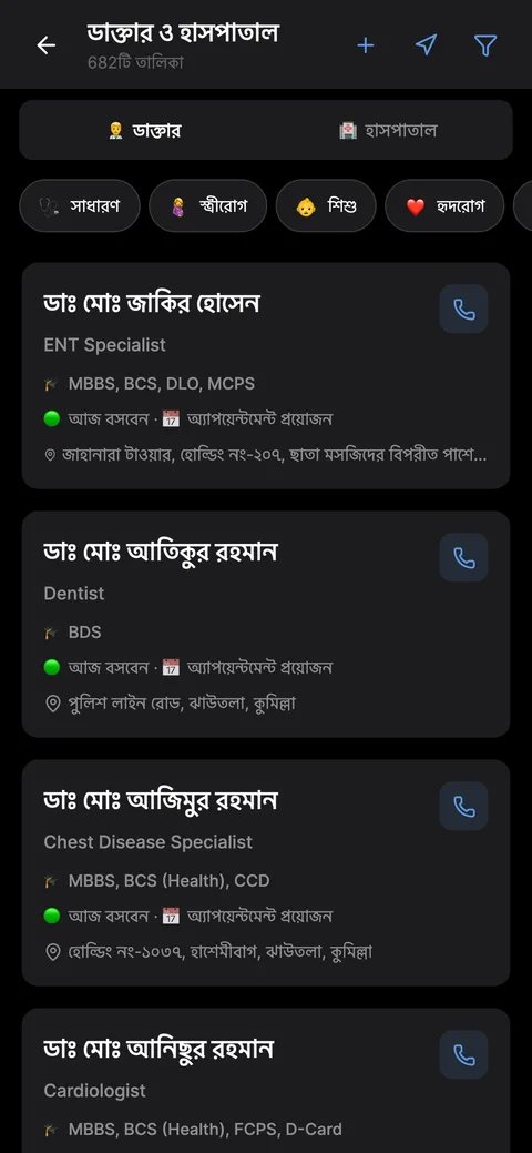 The right doctor, nearby
